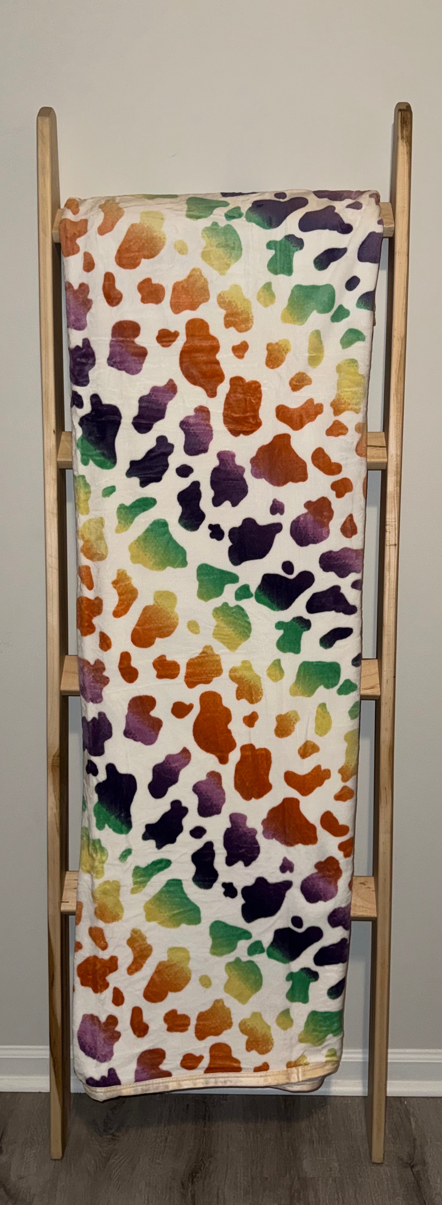 Watercolor Flannel Blanket