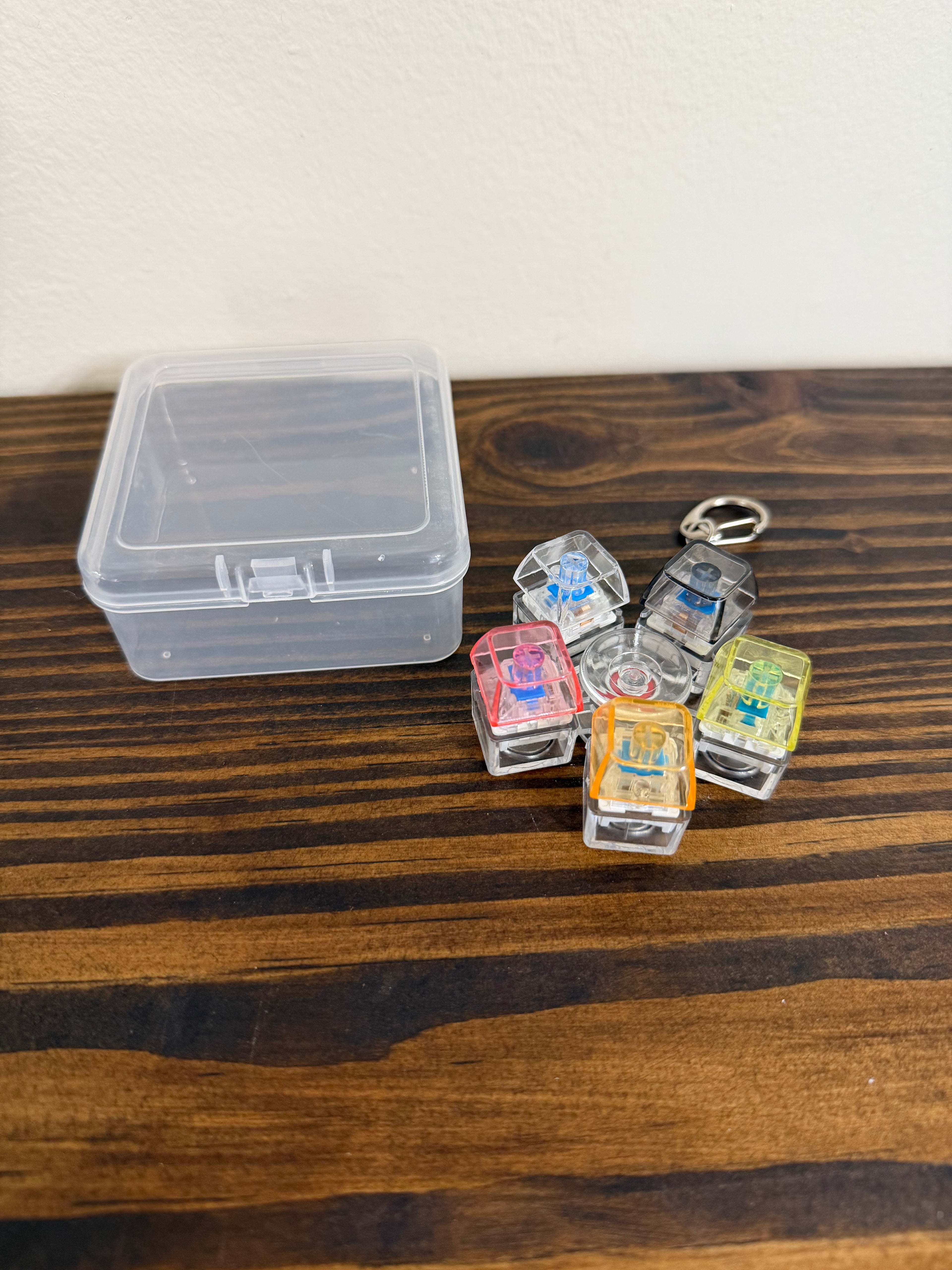 Fidget Light-Up Keyboard Keychain