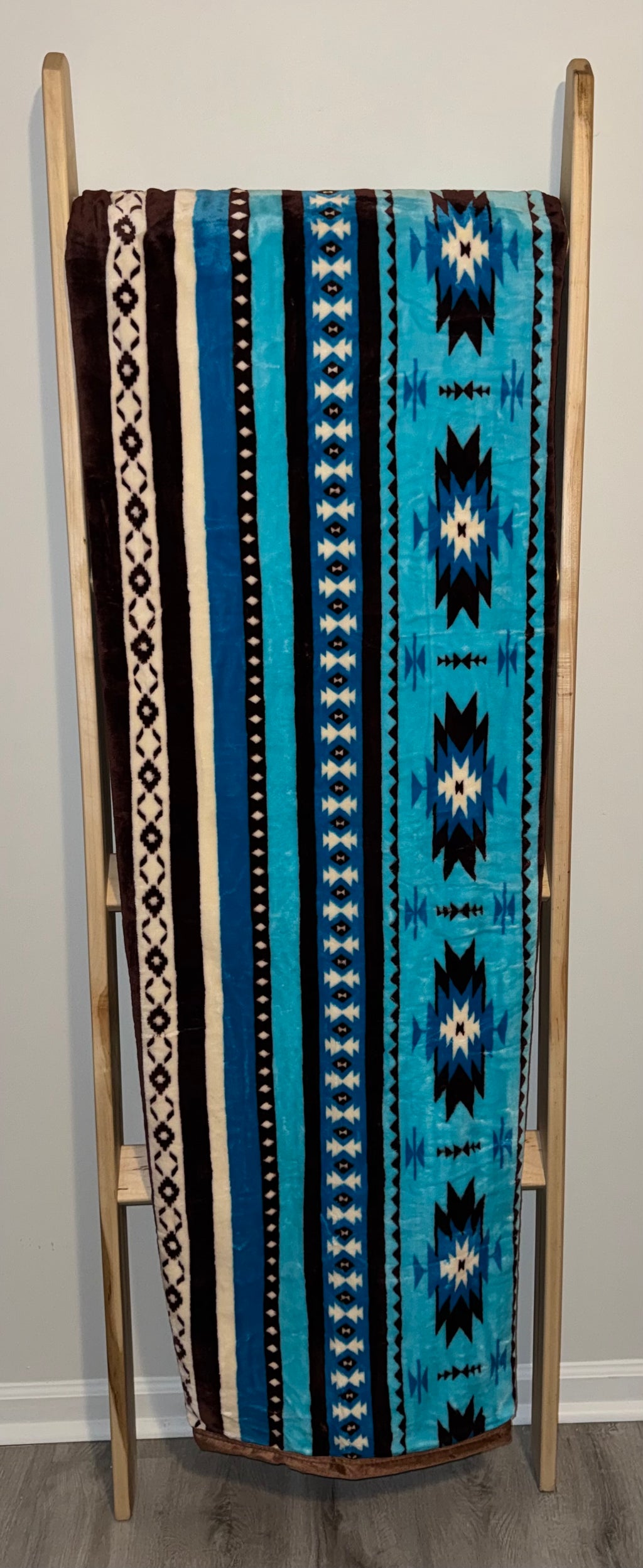 Aztec Stripe Flannel Blanket