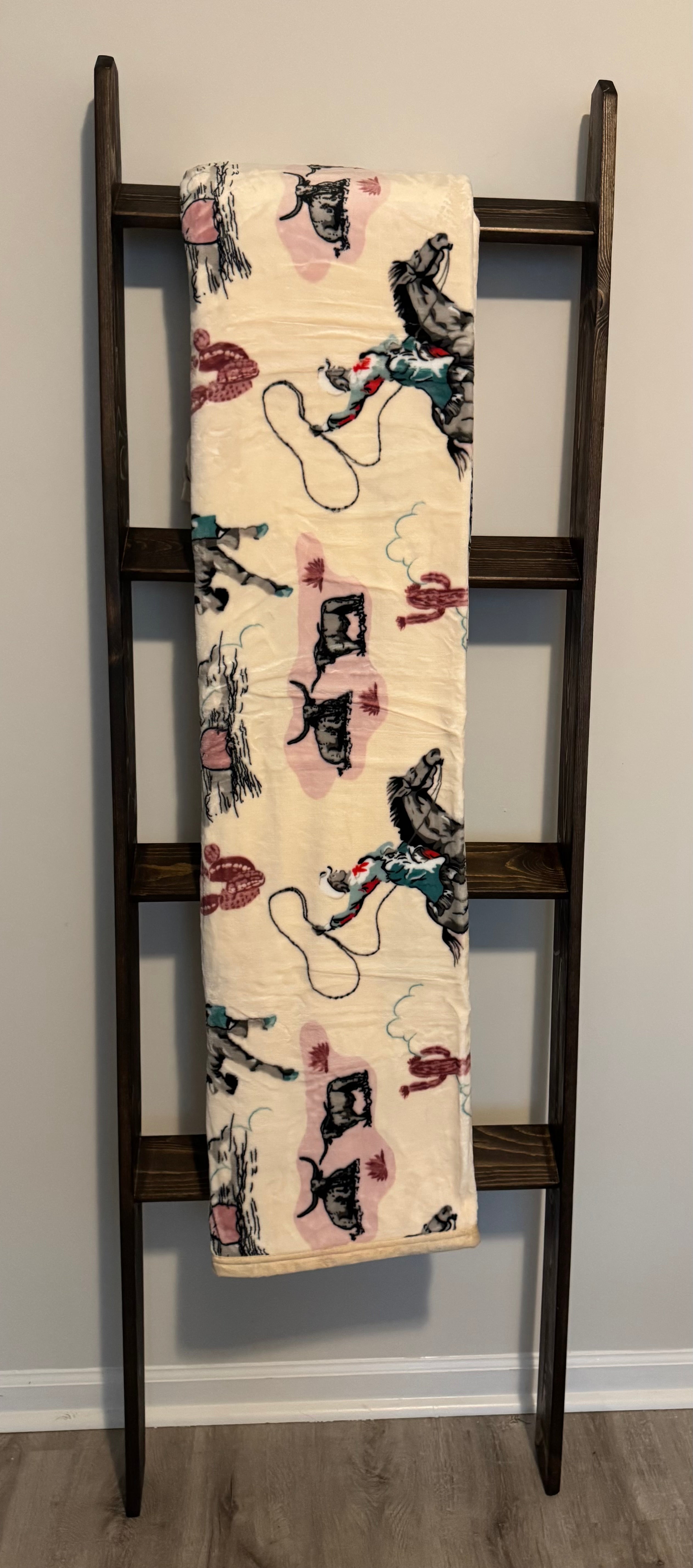 Cowboy Flannel Blanket