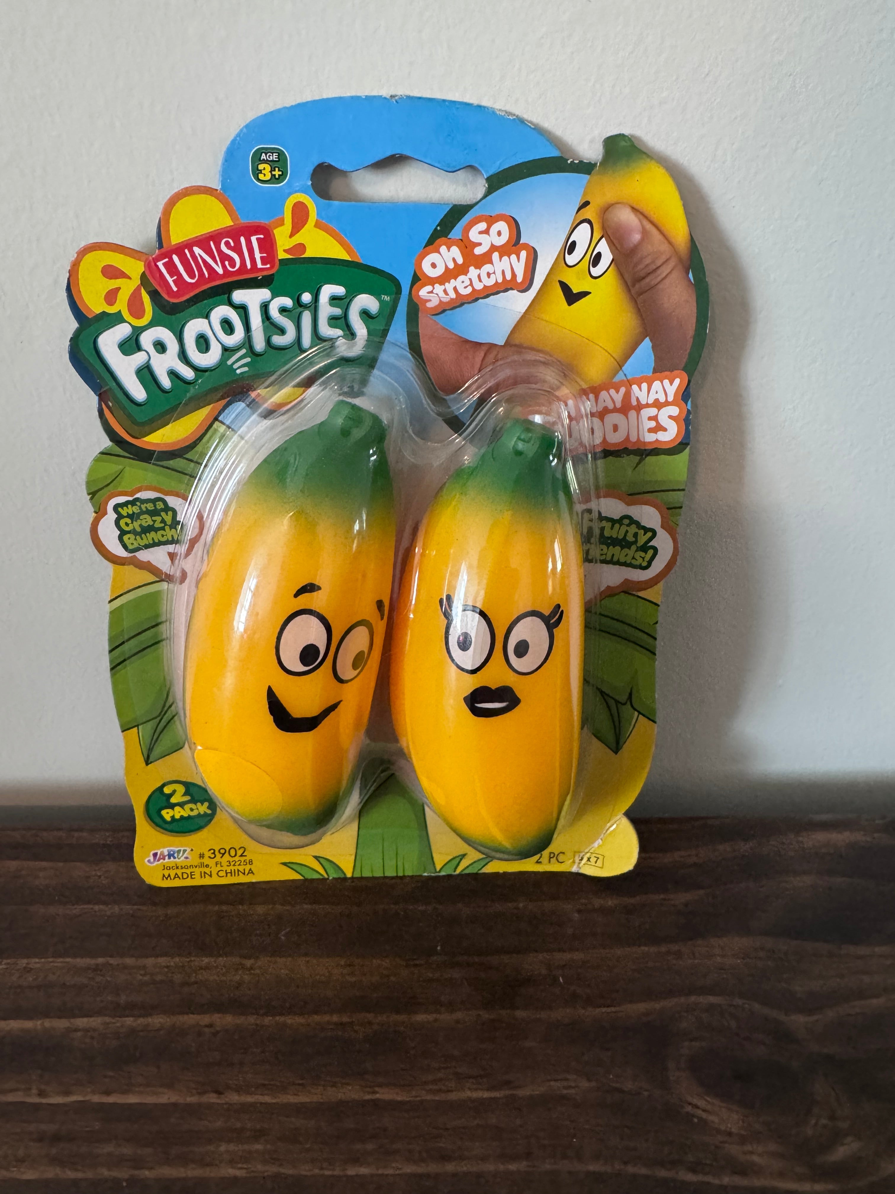 Funsie Frootsies Banana Stretchy Toy 2-Pack