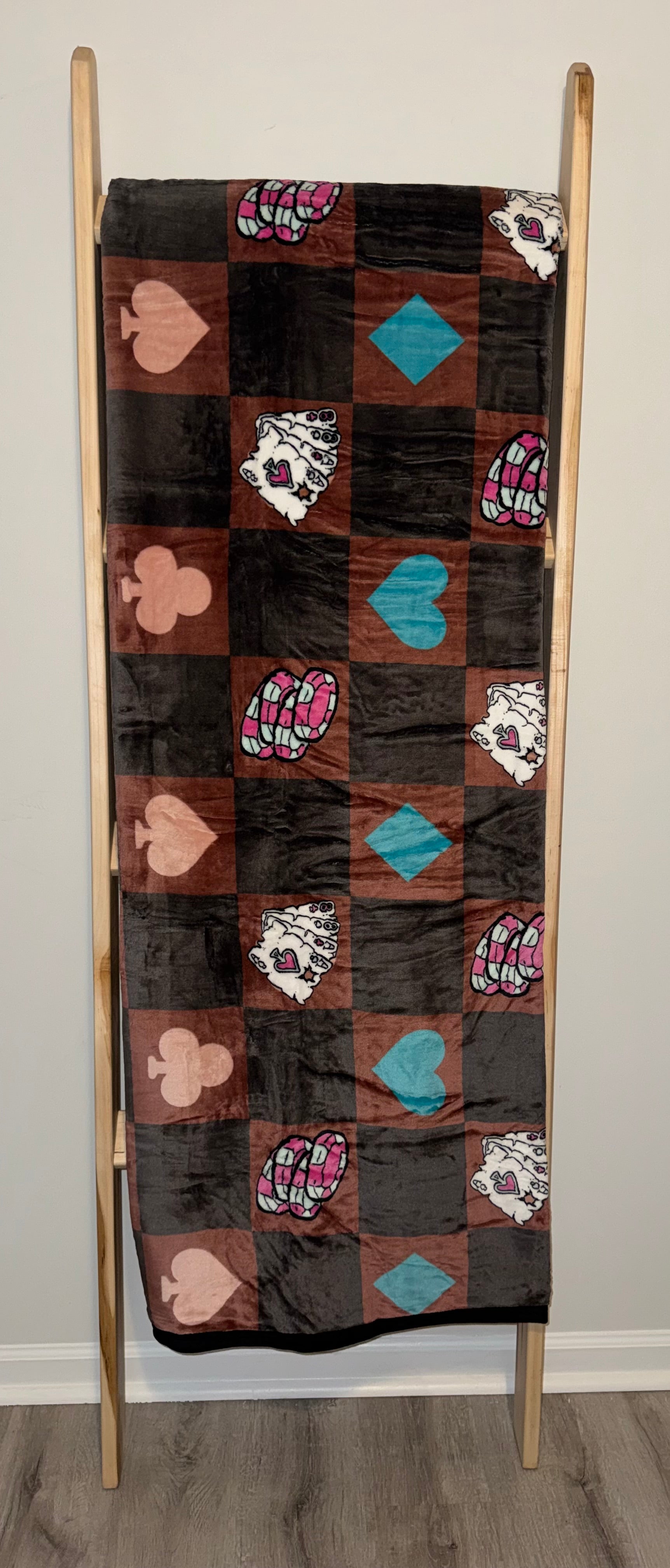 Poker Cards Flannel Blanket
