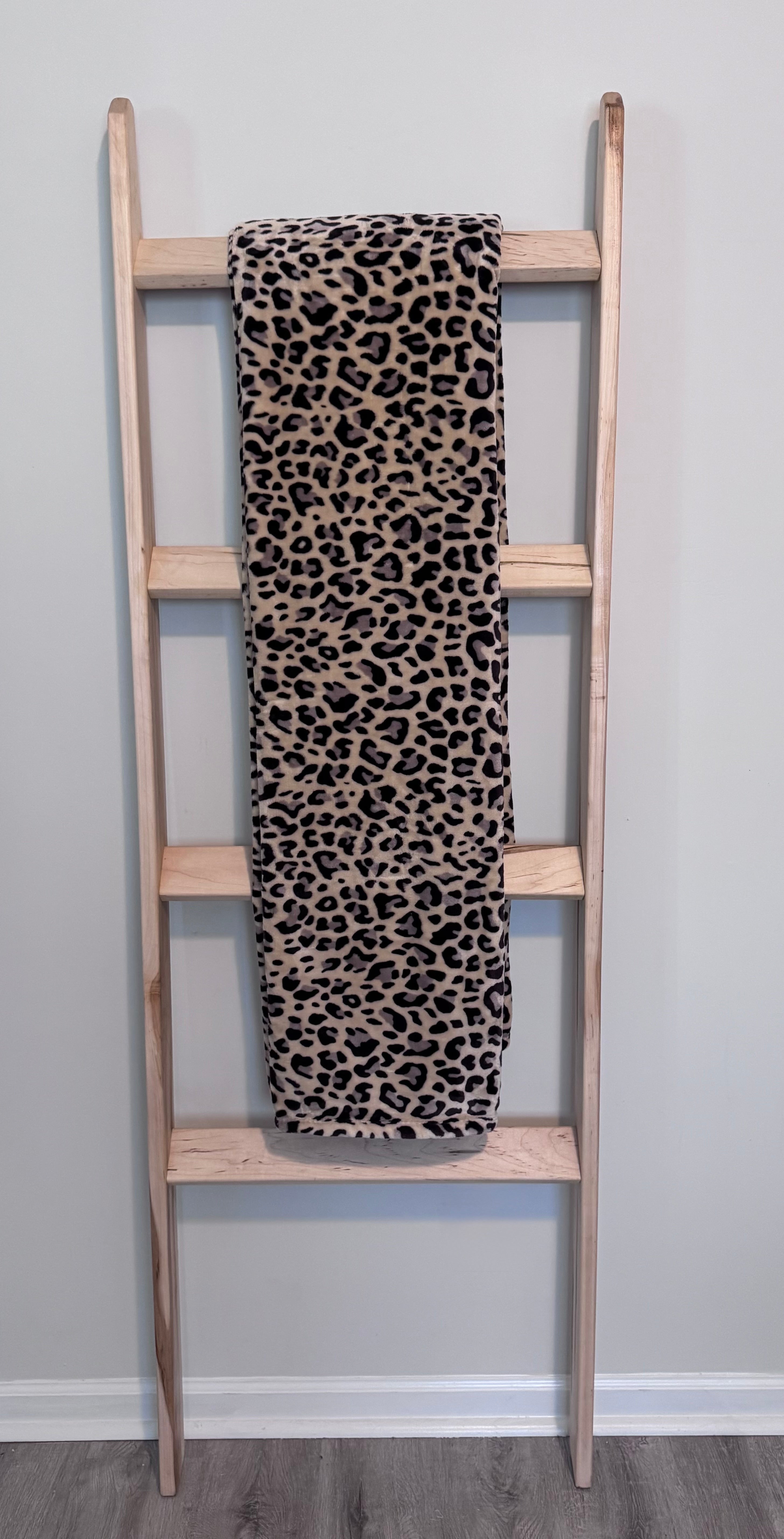 Leopard Print Flannel Blanket