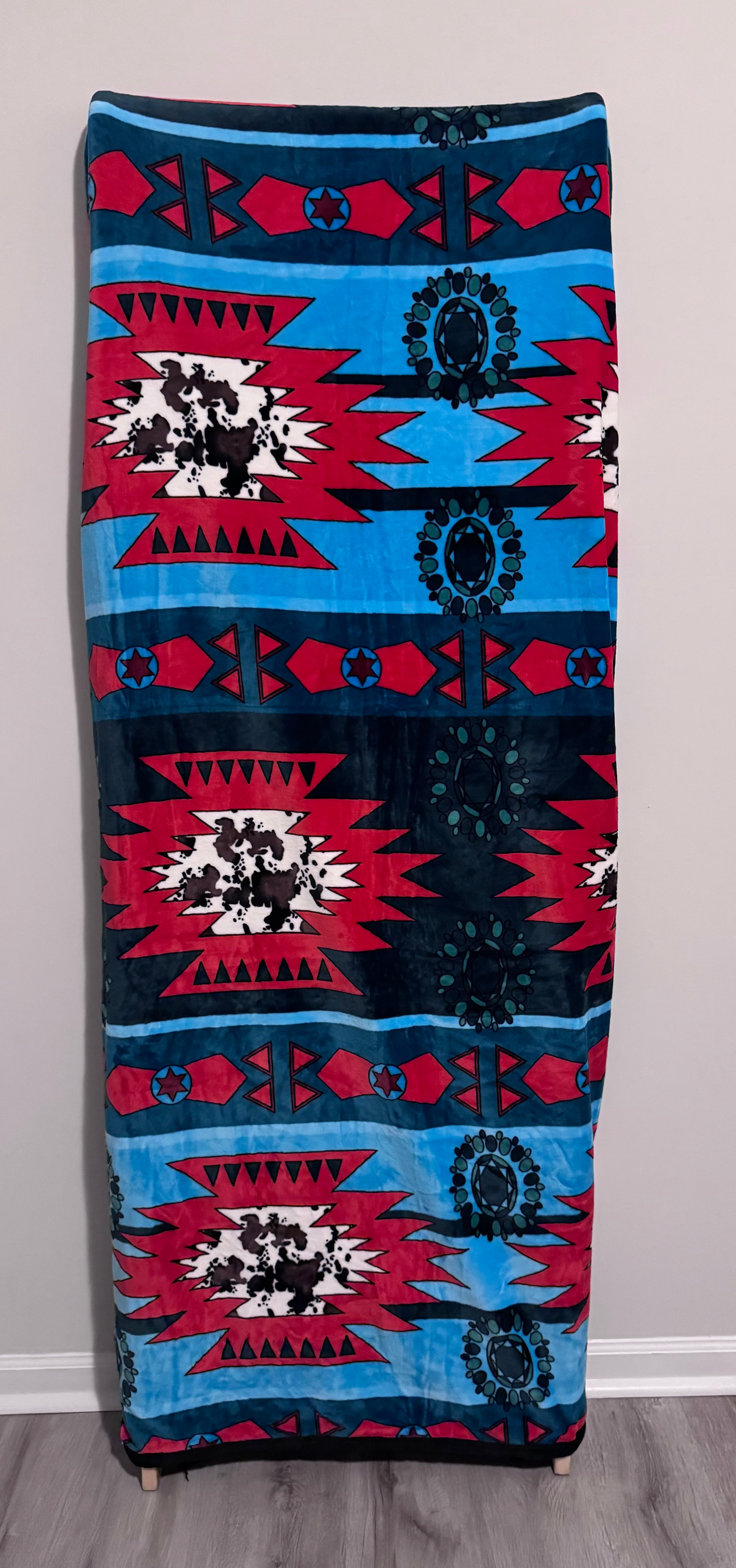 Southwestern Aztec Cow Print