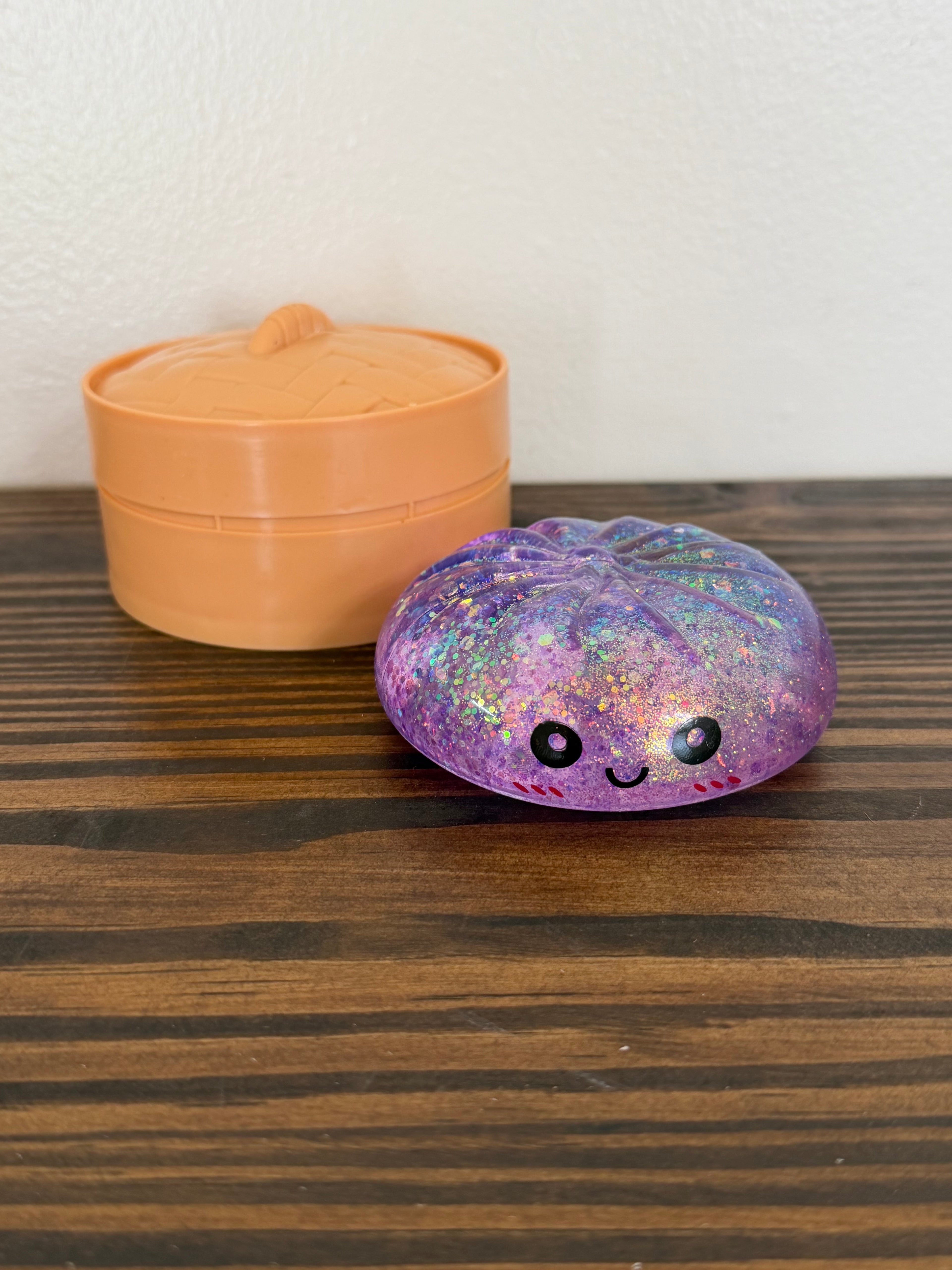 Glitter Dumpling Firm Squishy