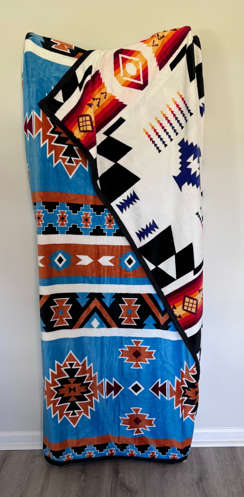 Reversible Southwestern Blanket – 82x90 King