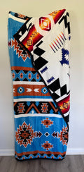 Reversible Southwestern Blanket – 82x90 King
