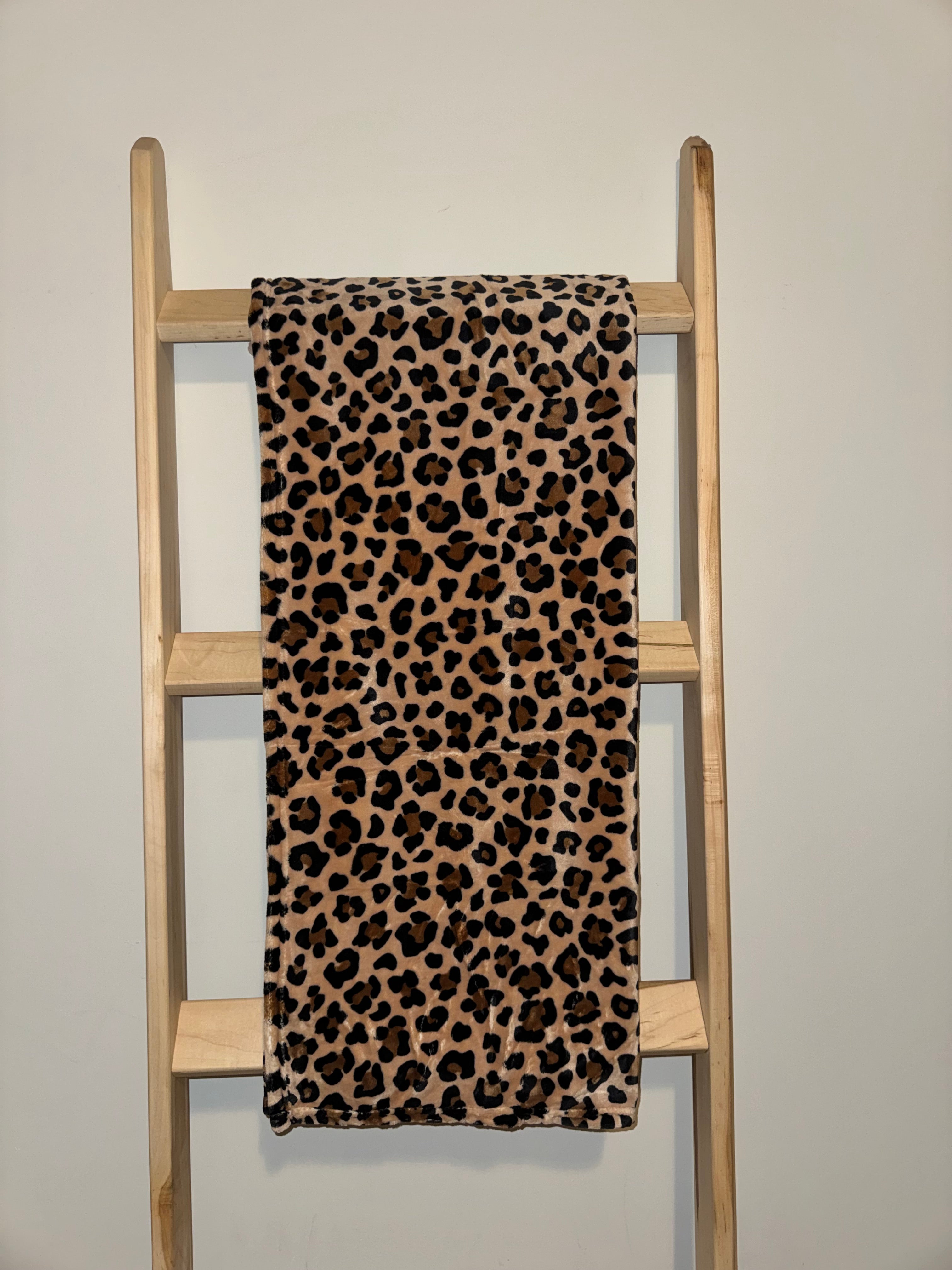 Leopard Print Baby Blanket