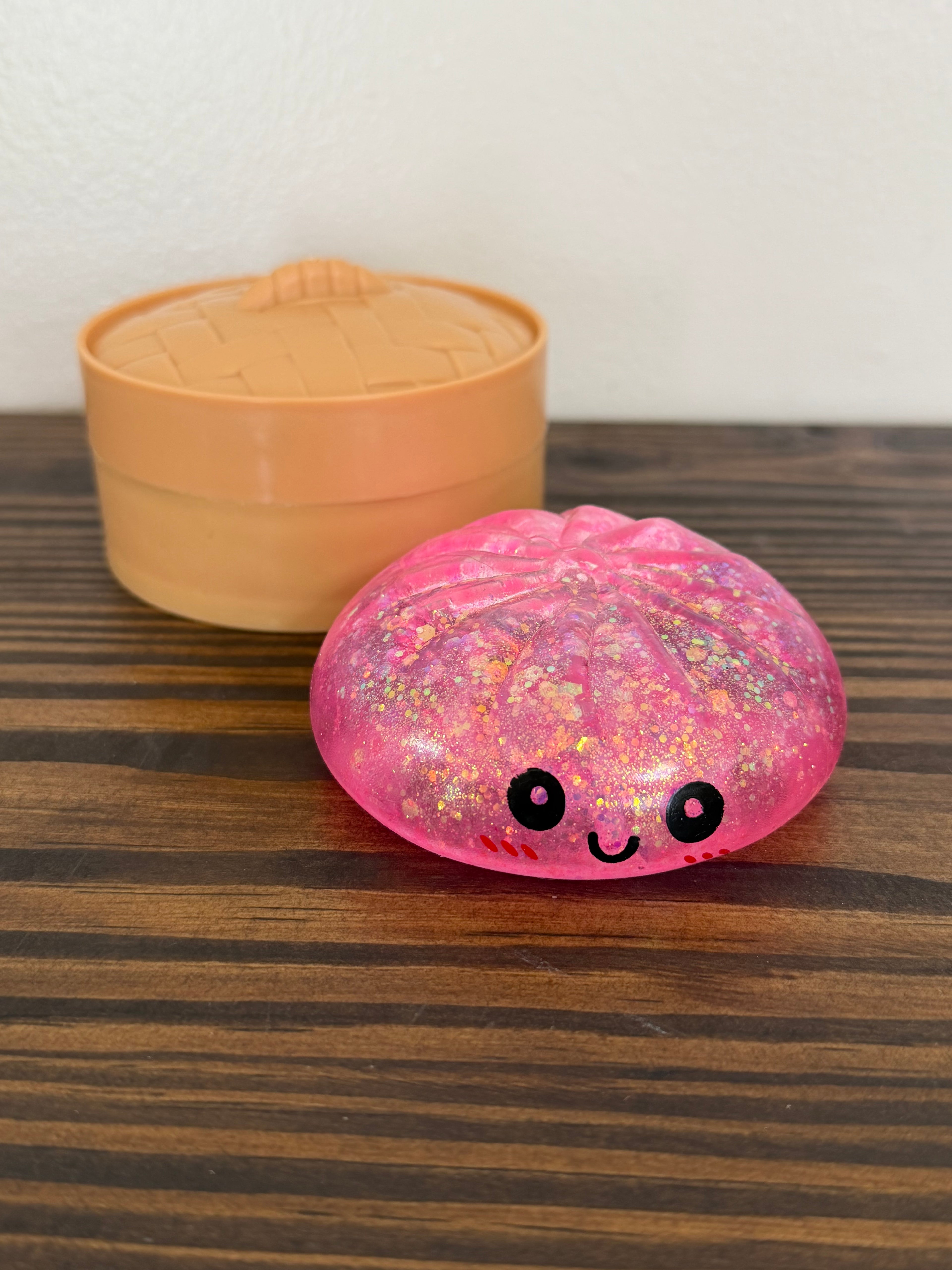 Glitter Dumpling Firm Squishy