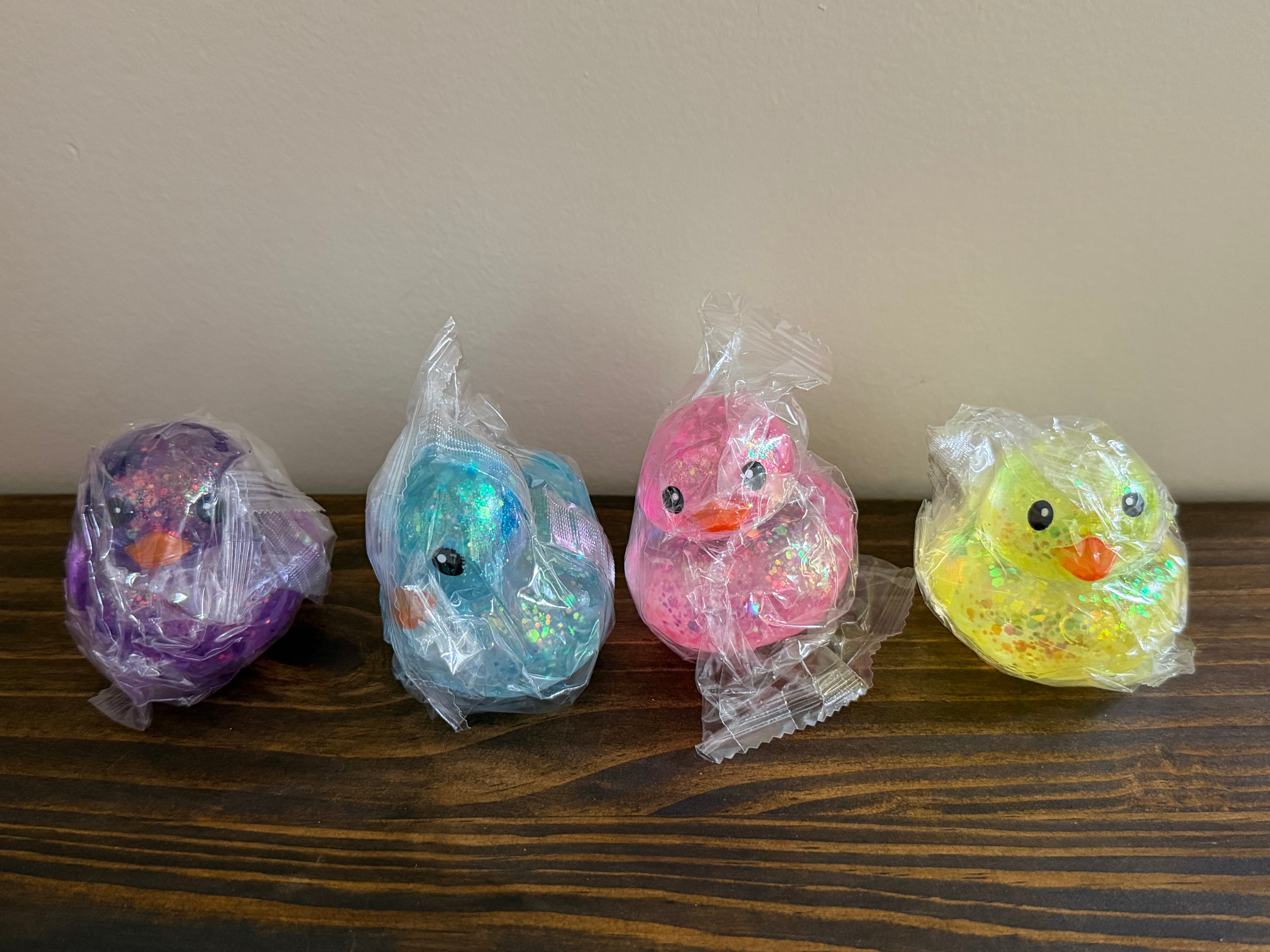 Glitter Squish Ducks