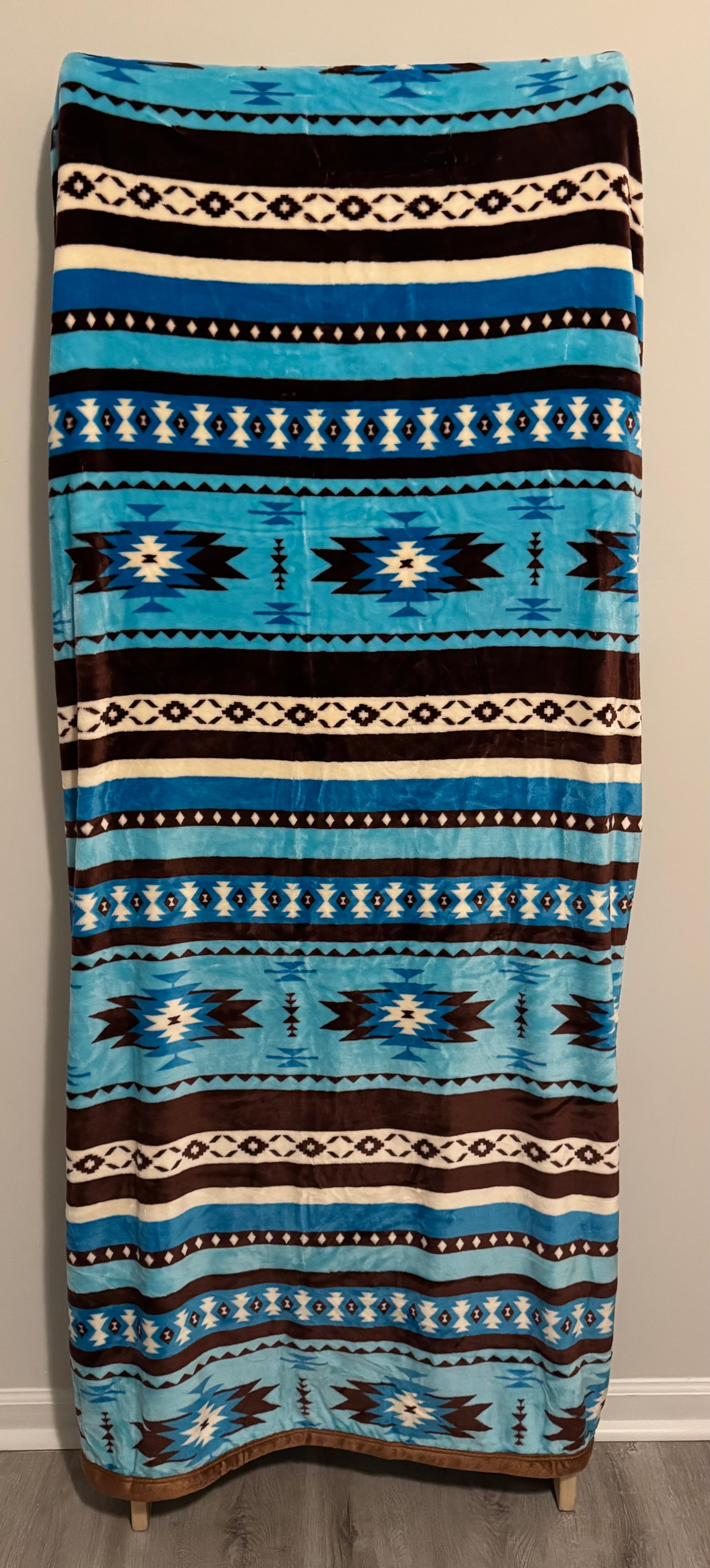 Aztec Stripe Flannel Blanket