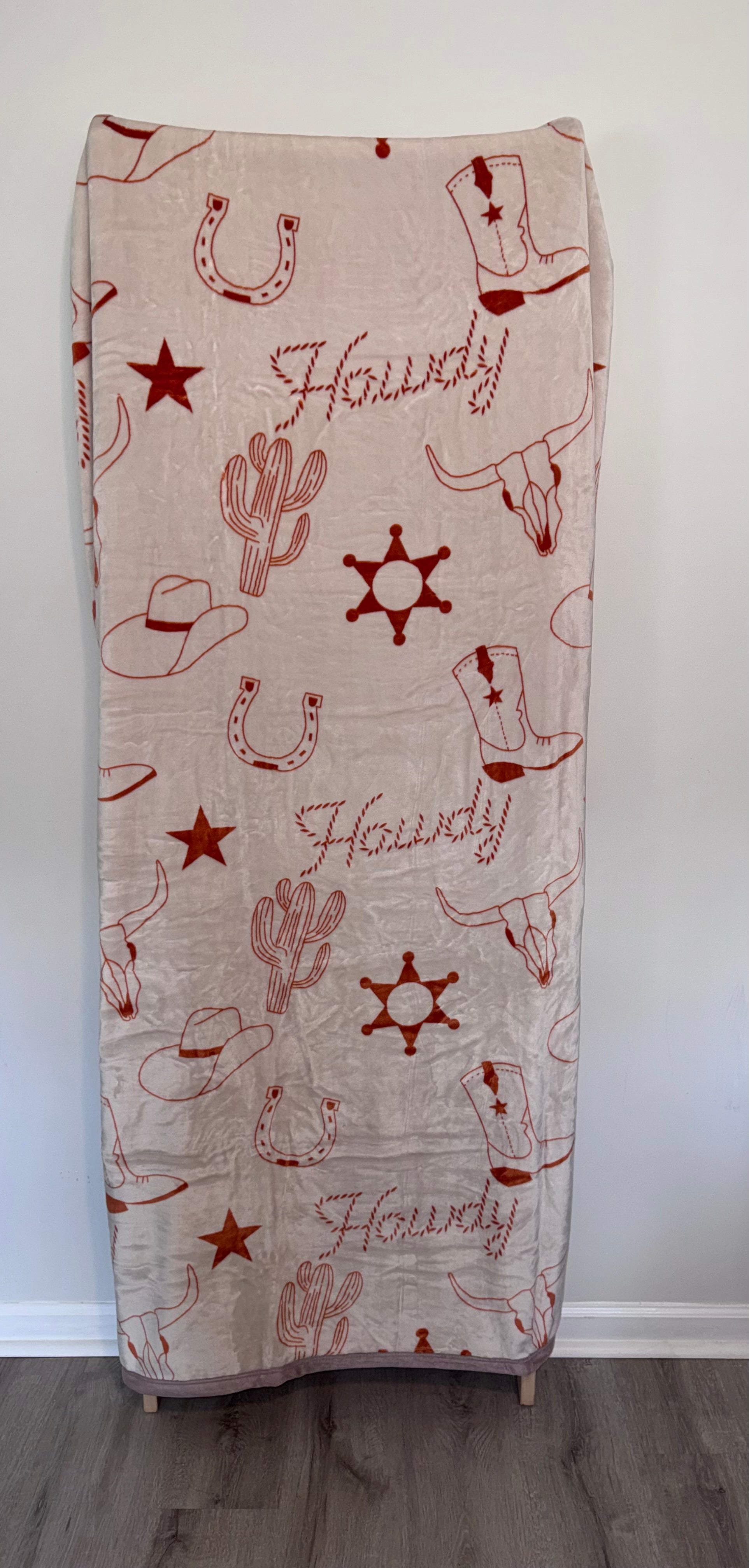 Howdy Flannel Blanket