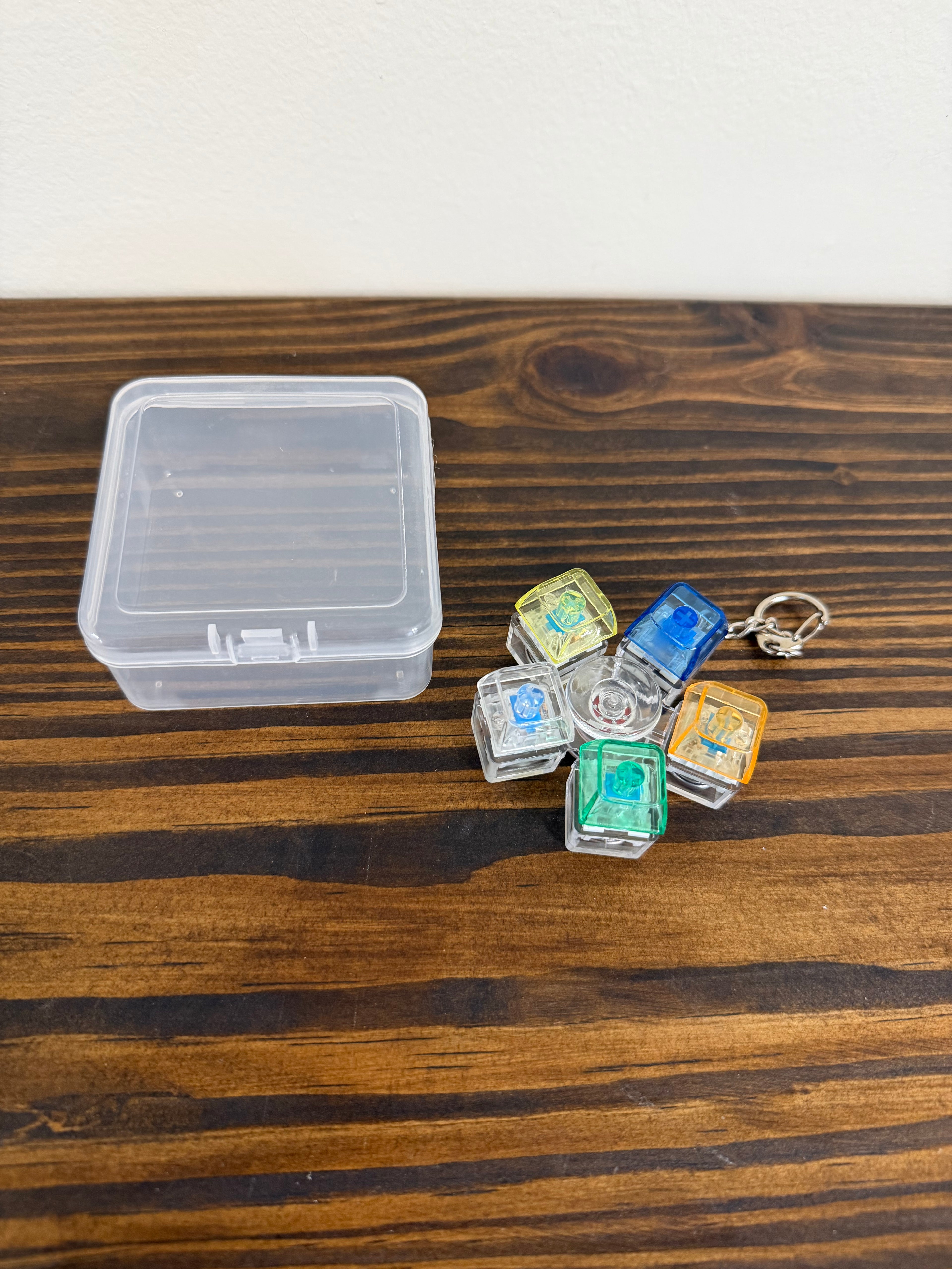 Fidget Light-Up Keyboard Keychain