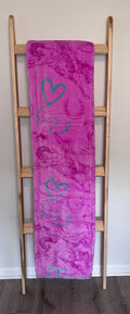 Pink Western Cowgirl Flannel Blanket