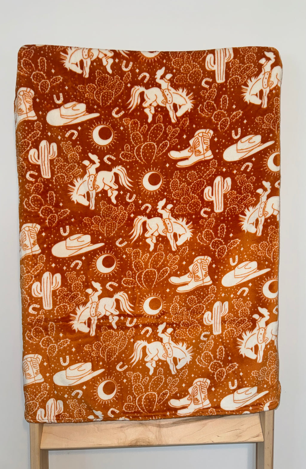 Western Cowboy Baby Blanket
