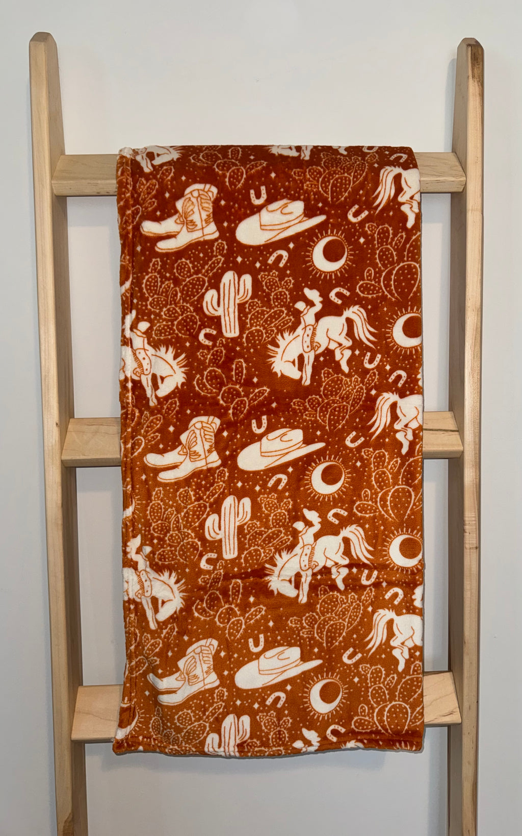 Western Cowboy Baby Blanket