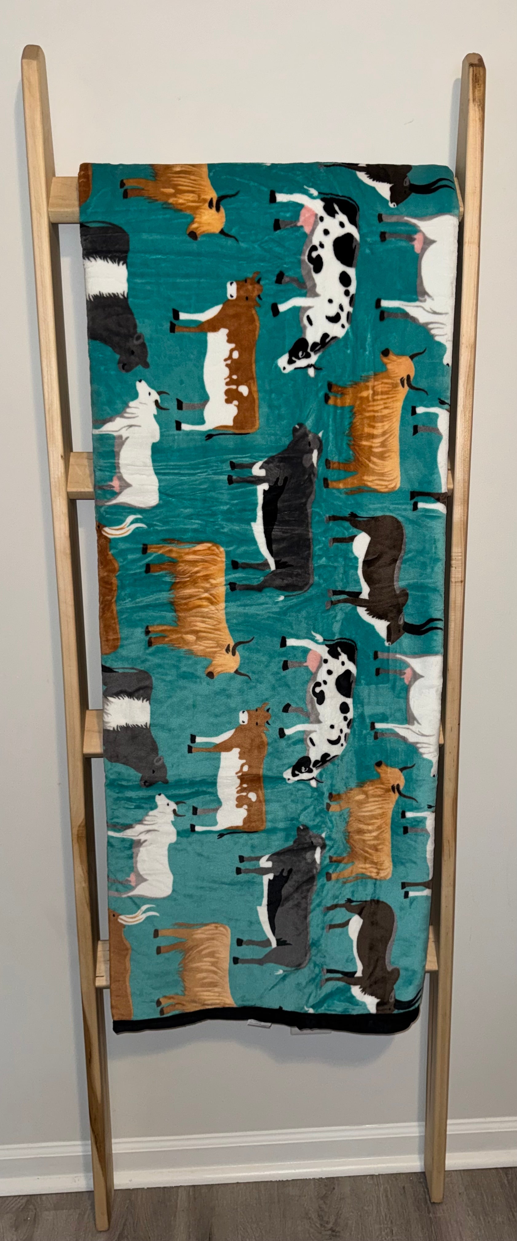 Cattle Flannel Blanket