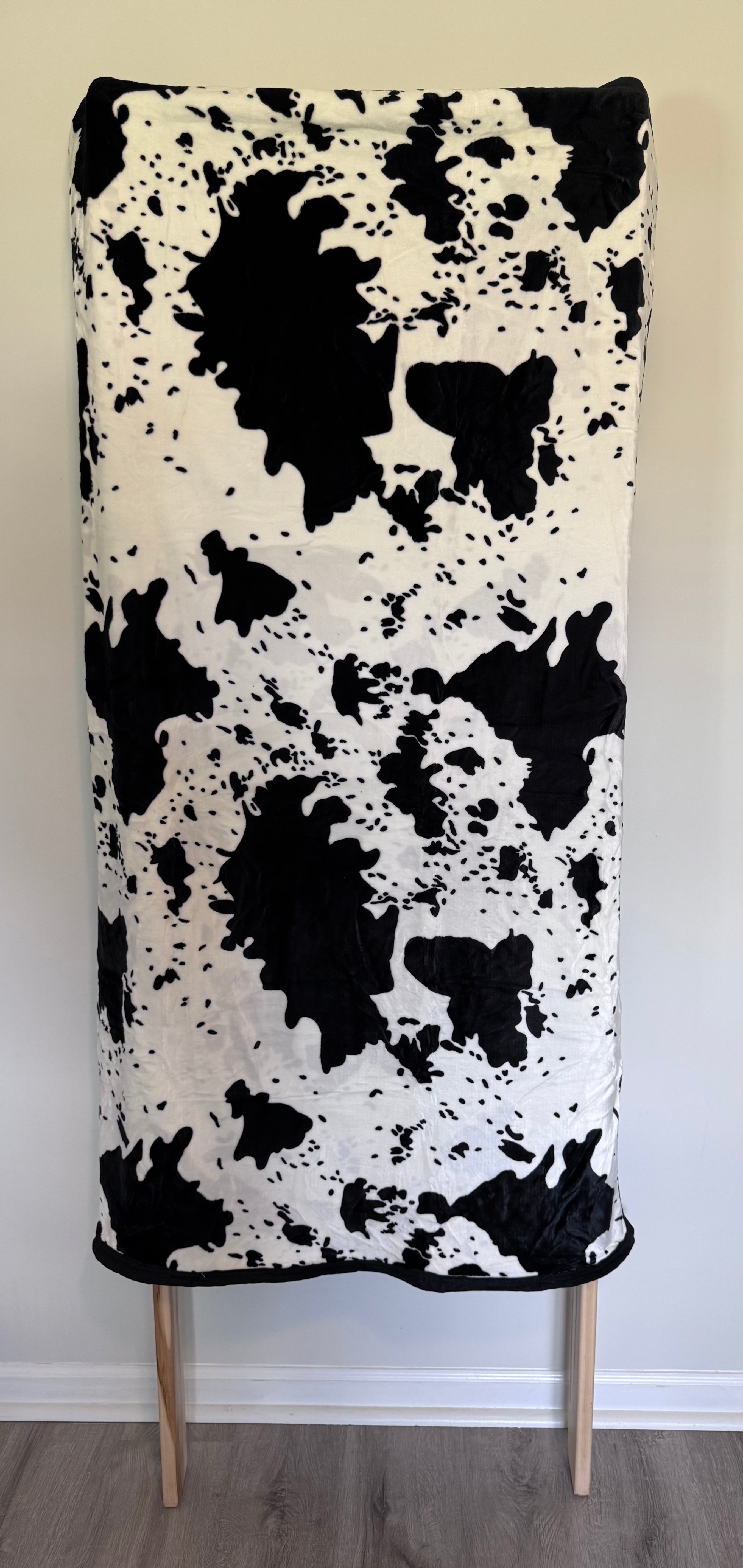 Cow Print Blanket