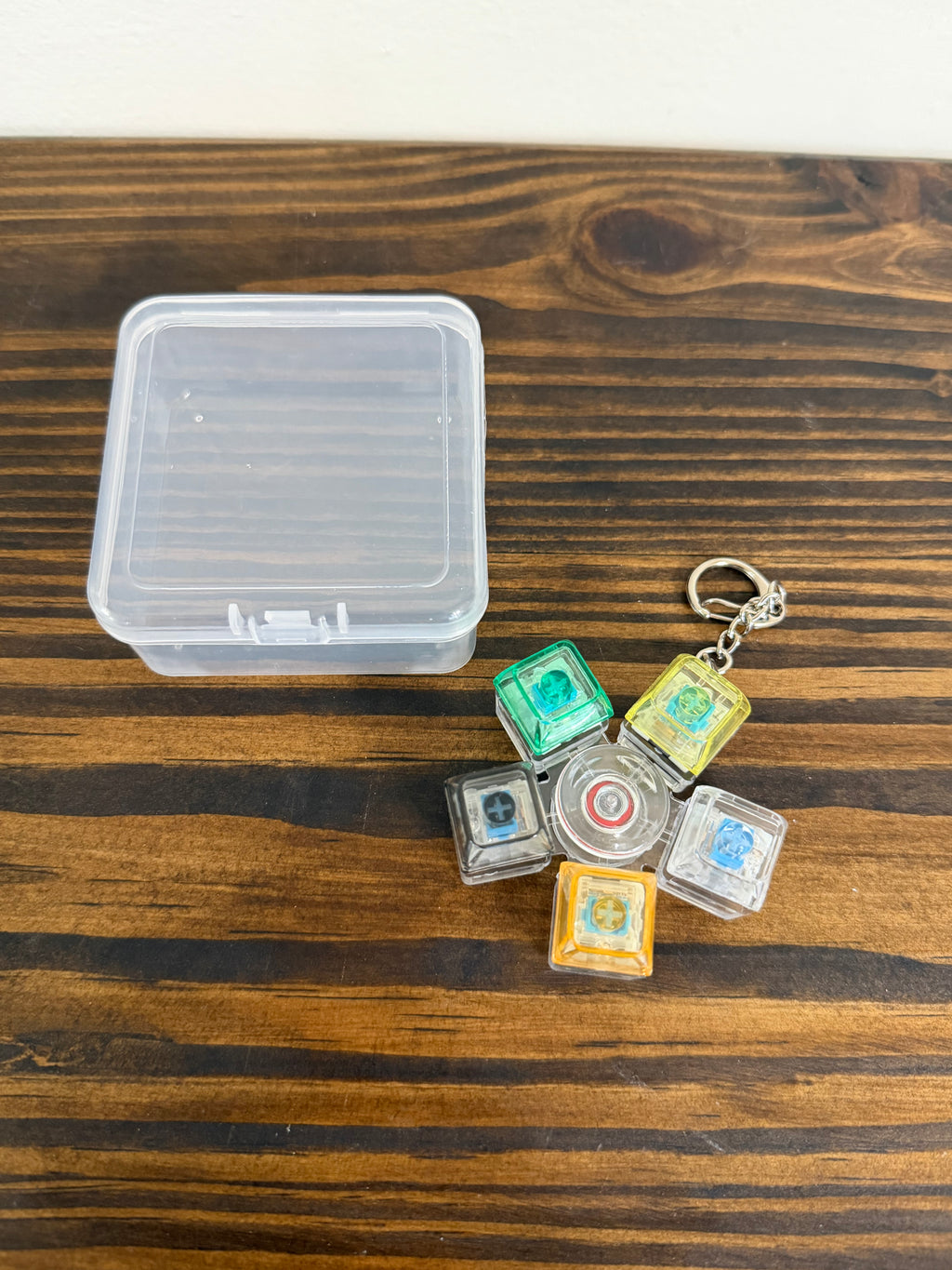 Fidget Light-Up Keyboard Keychain