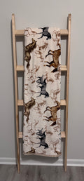 Wild Horses Flannel Blanket