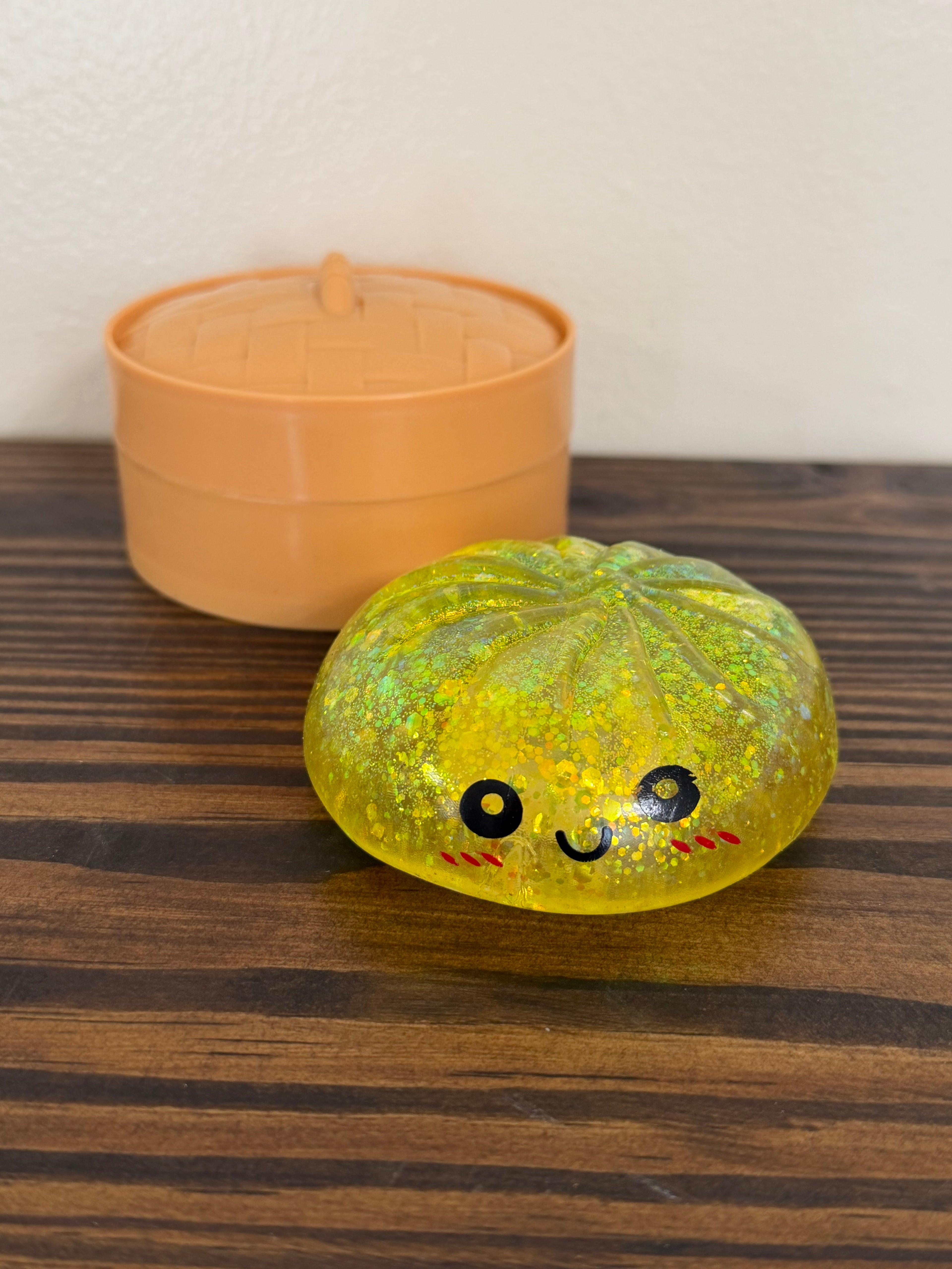 Glitter Dumpling Firm Squishy