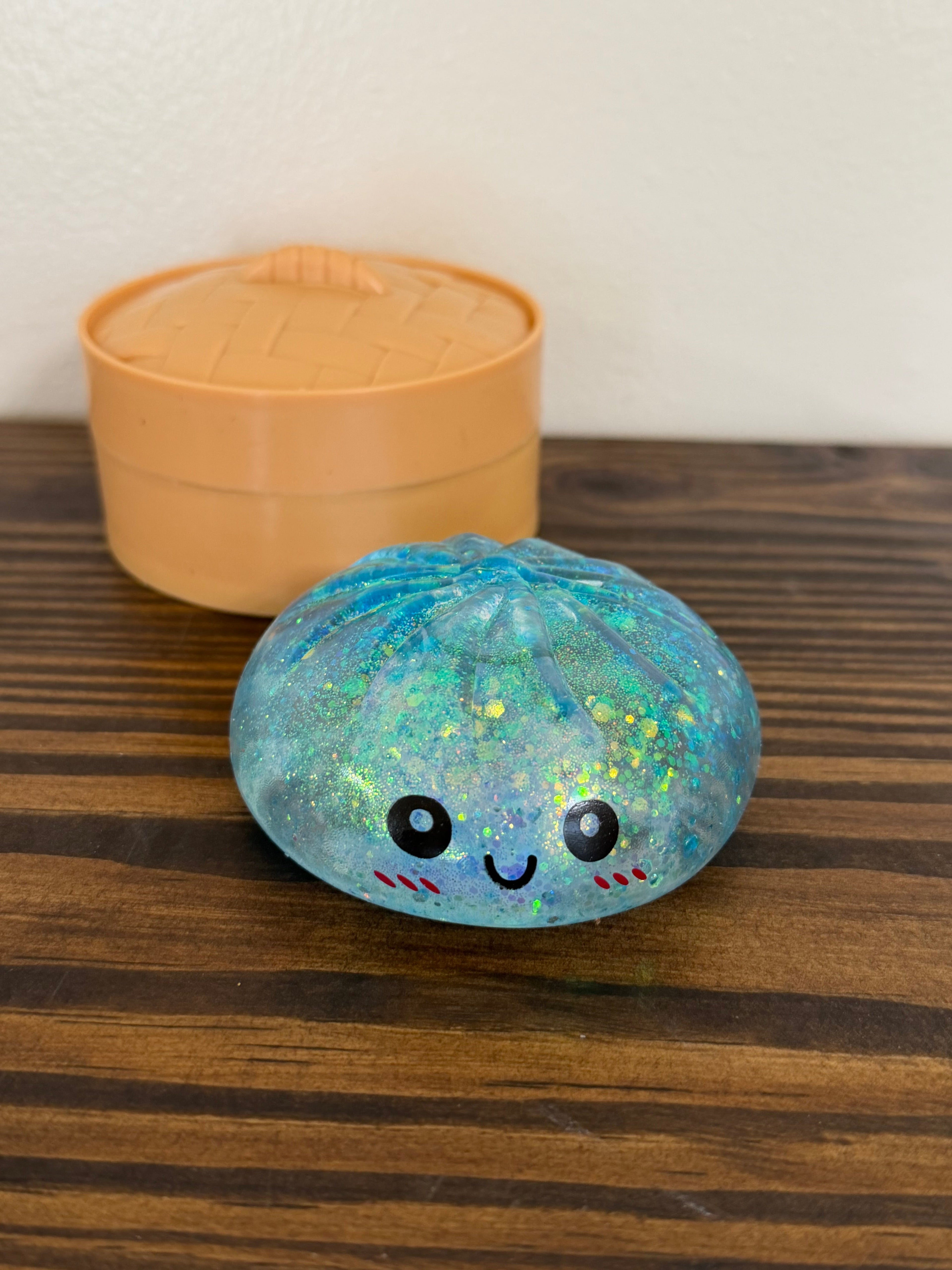 Glitter Dumpling Firm Squishy