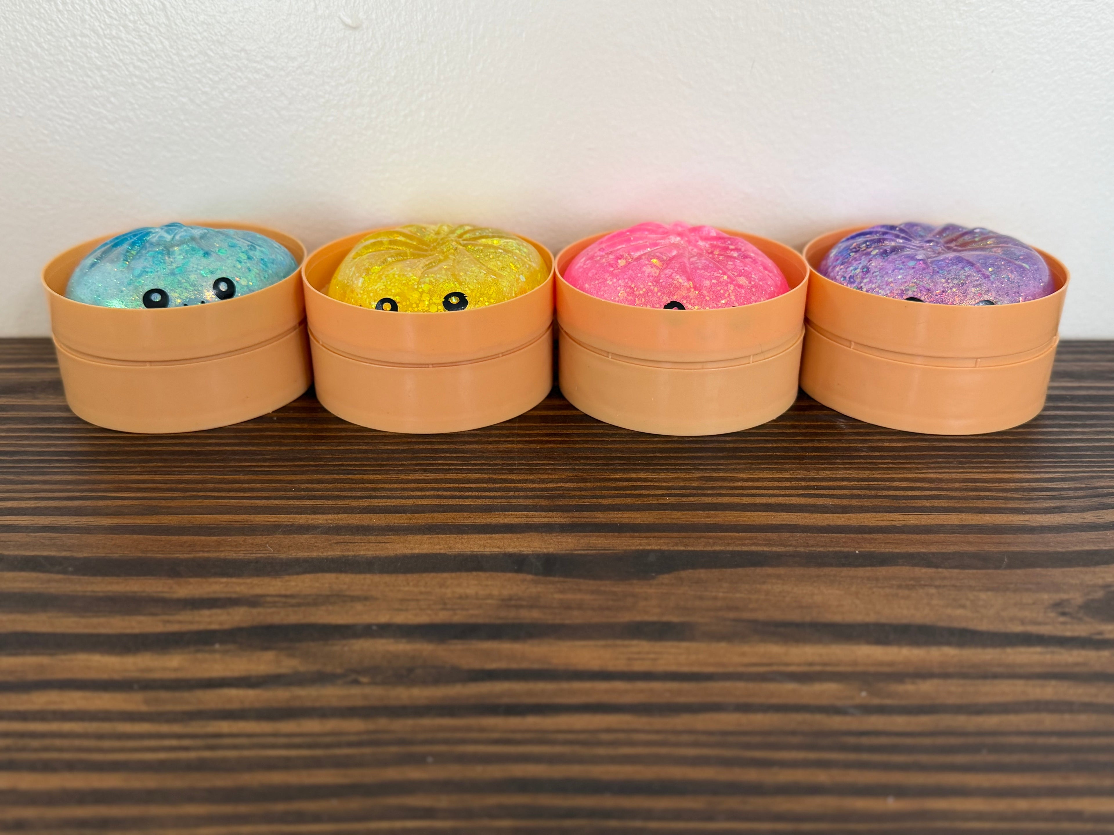 Glitter Dumpling Firm Squishy